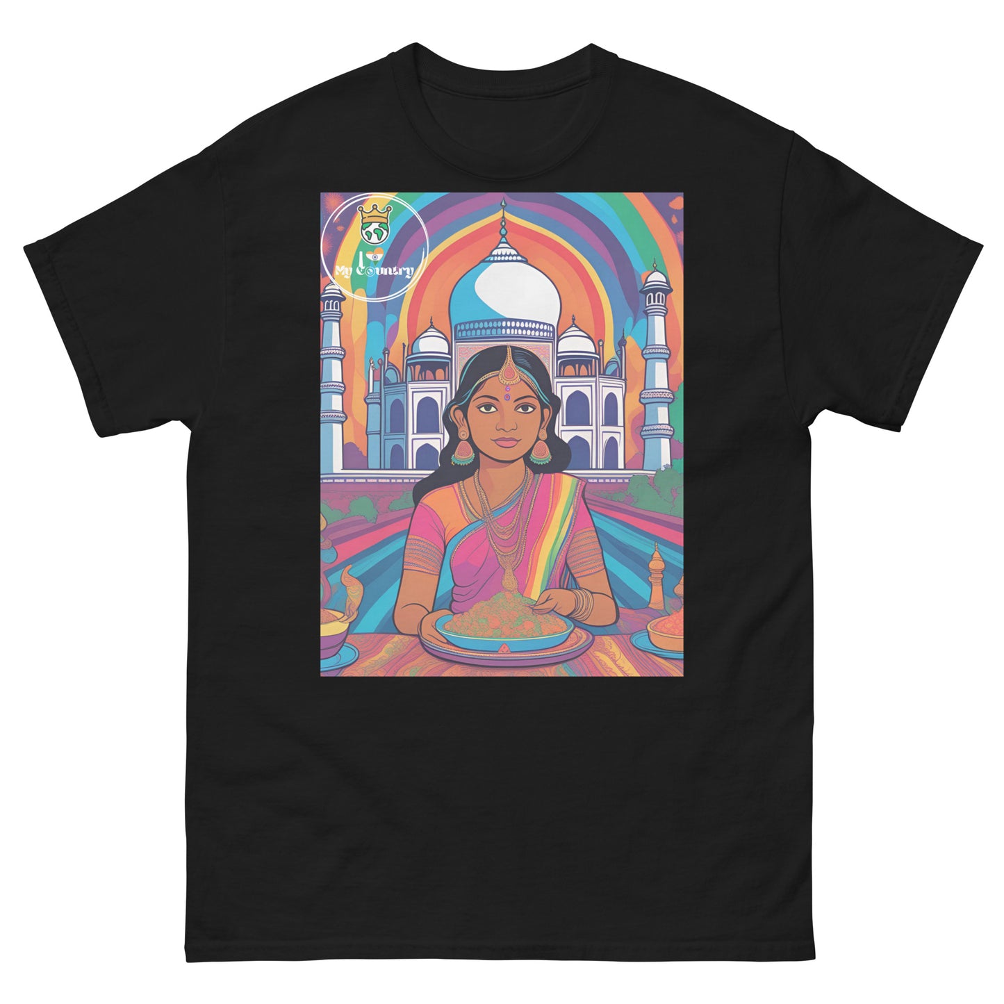 Colours of Tradition - iLoveMyCountry Indian Design T-Shirt