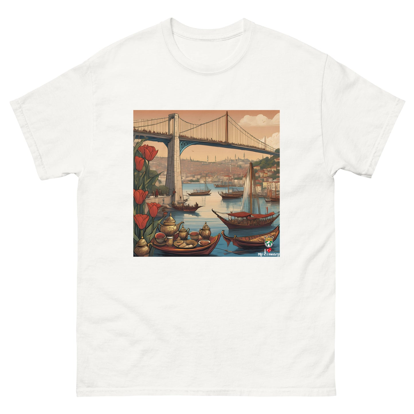 Istanbul Bridge of Cultures T-Shirt – Where East Meets West