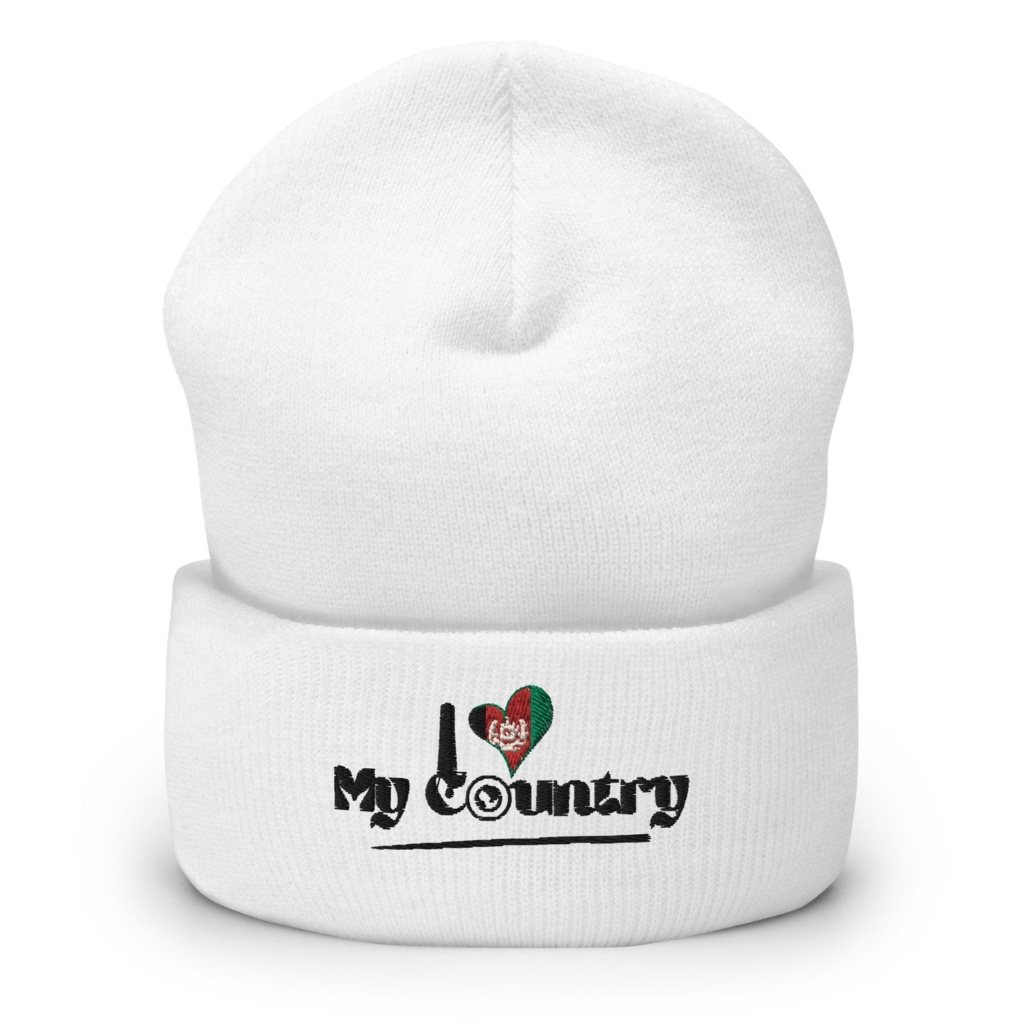 iLoveMyCountry Afghan Flag Beanie