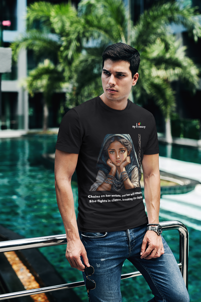 Afghan Girl T-Shirt – Breaking the Chains - Unisex