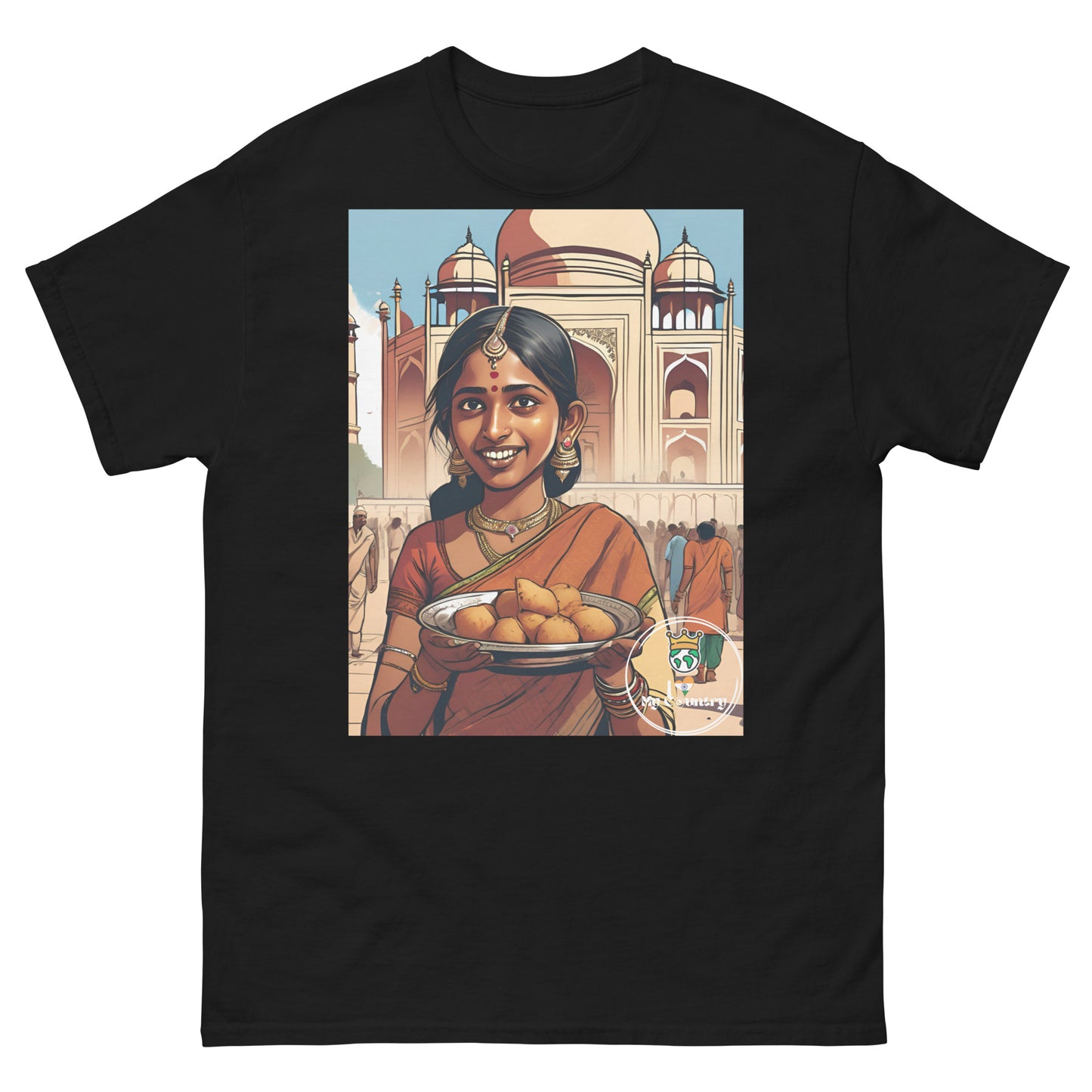 iLoveMyCountry Indian Girl T-Shirt – Flavors of India