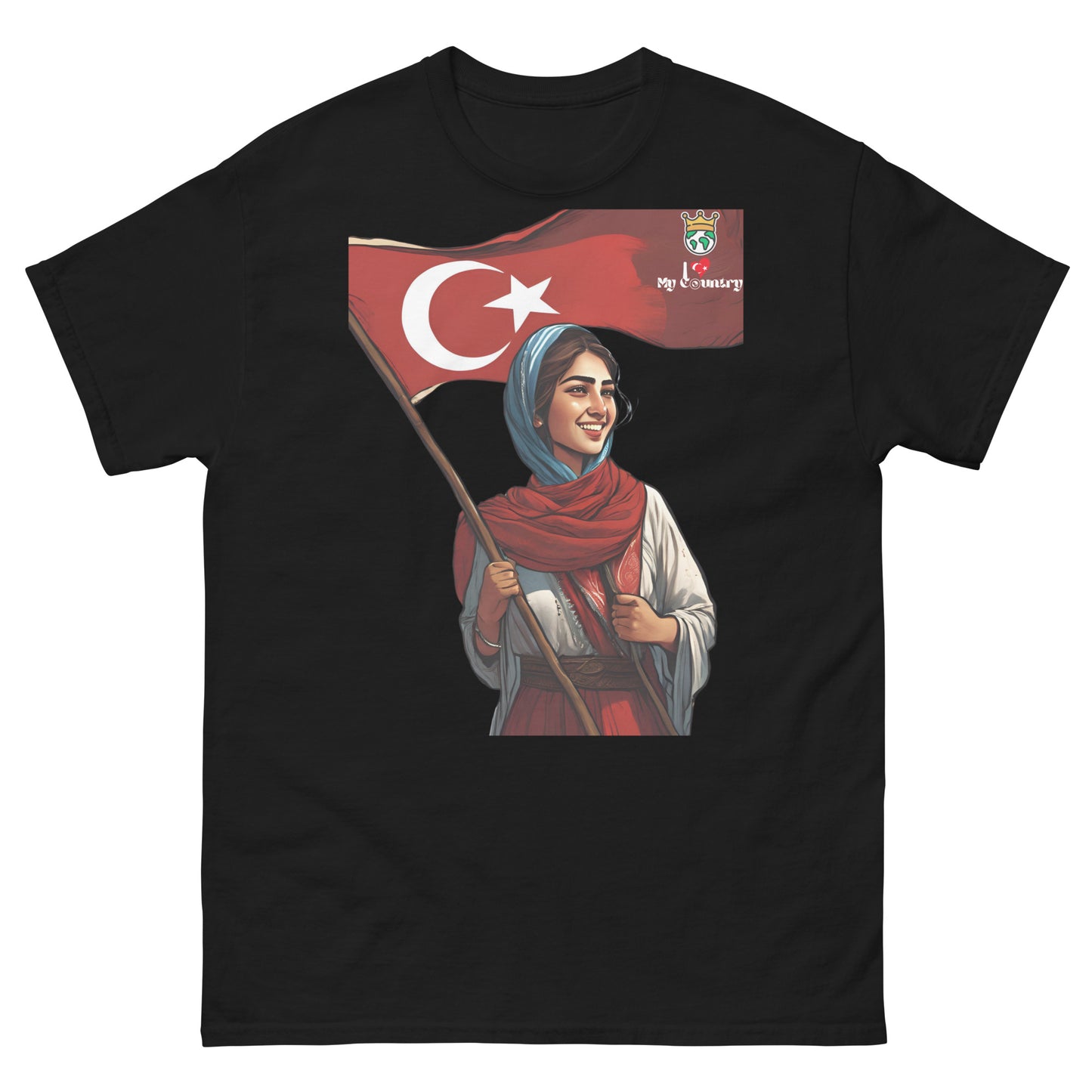 iLoveMyCountry Turkish Design T-Shirt – A Celebration of Heritage