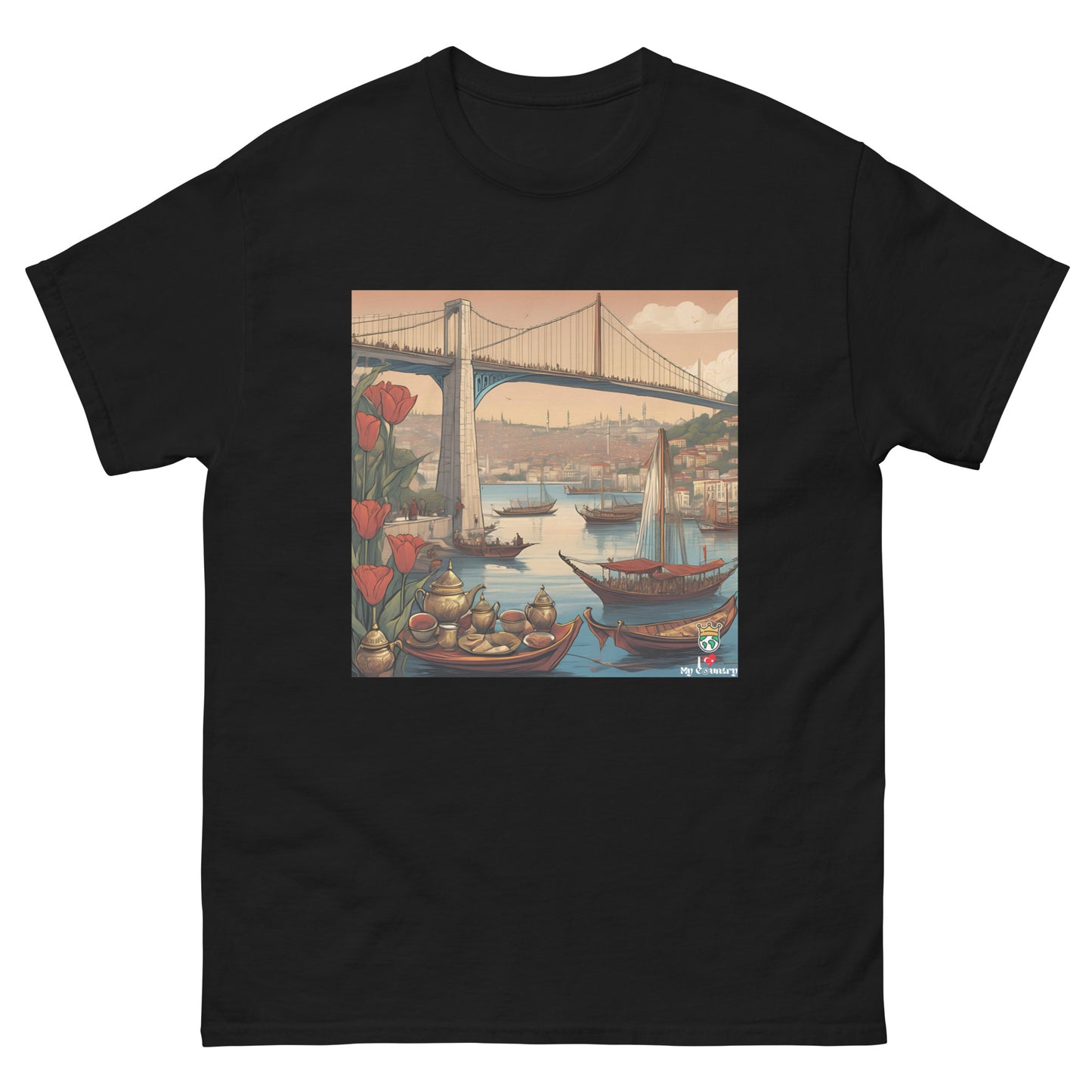 Istanbul Bridge of Cultures T-Shirt – Where East Meets West