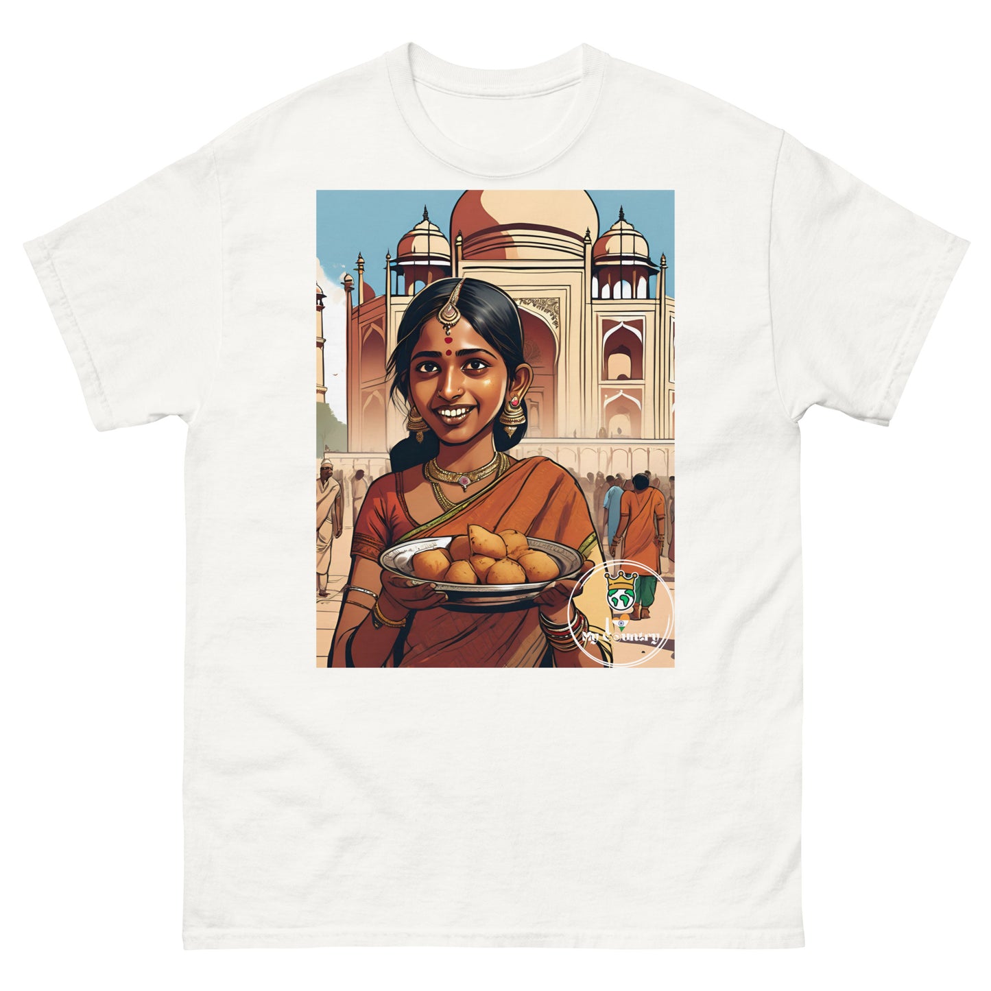 iLoveMyCountry Indian Girl T-Shirt – Flavors of India