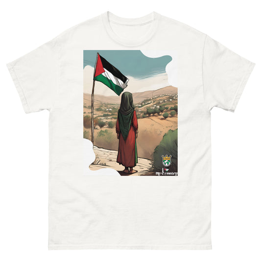 iLoveMyCountry Palestinian Girl T-Shirt – Beauty of the Homeland