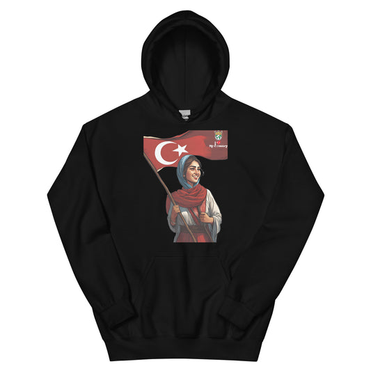 iLoveMyCountry Turkish Design Hoodie – Embrace Cultural Pride