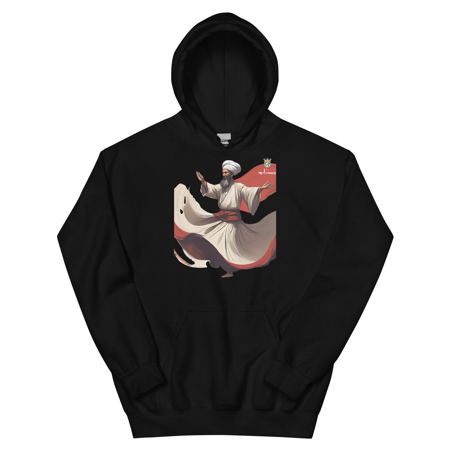 Whirling Dervish Harmony Hoodie – Embrace Spiritual Unity in Style