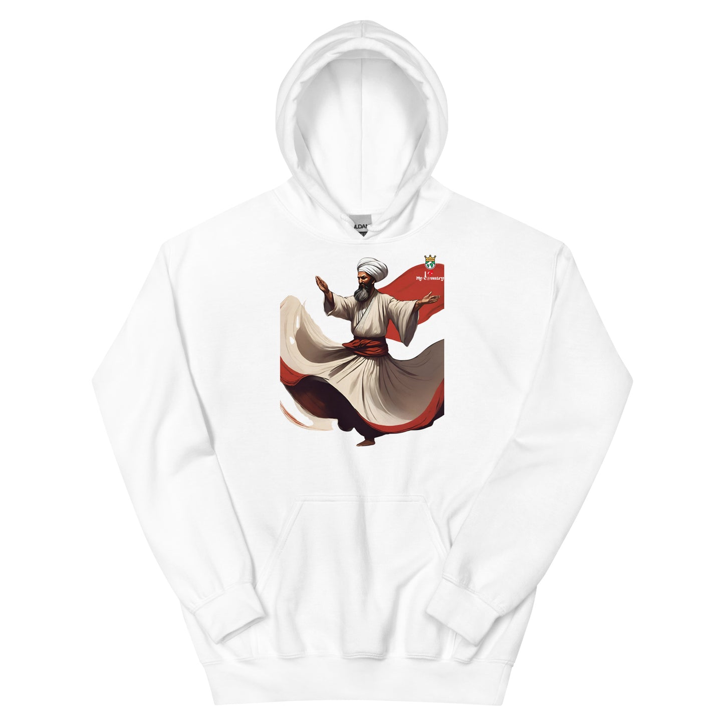 Whirling Dervish Harmony Hoodie – Embrace Spiritual Unity in Style